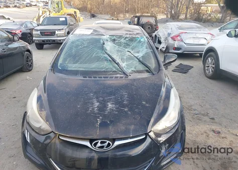 2016 Hyundai Elantra Se z USA, uszkodzony, nr VIN KMHDH4AE4GU632526